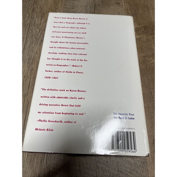 Karen Horney: A Psychoanalyst`s Search for Self-Understanding By Bernard SIGNED - Picture 7 of 9